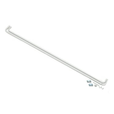 Achim Fantasia Double Curtain Rod, 28-48", White