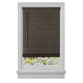 thumbnail image 1 of Achim GII Madera Falsa Indoor Cordless Mahogany Vinyl Room Darkening Window Faux Wood Blind, 64" L x 33" W, 1 of 4