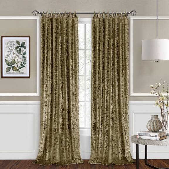Achim Harper Criss-Cross Window Curtain Panel - 50x84 Moss