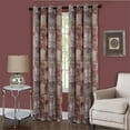 thumbnail image 1 of Achim Home Decor Vogue 50x63" Fabric Grommet Window Curtain Panel in Marsala Red, 1 of 3