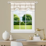 Achim Gramercy Window Curtain Valance, 14 L x 58 W, Taupe