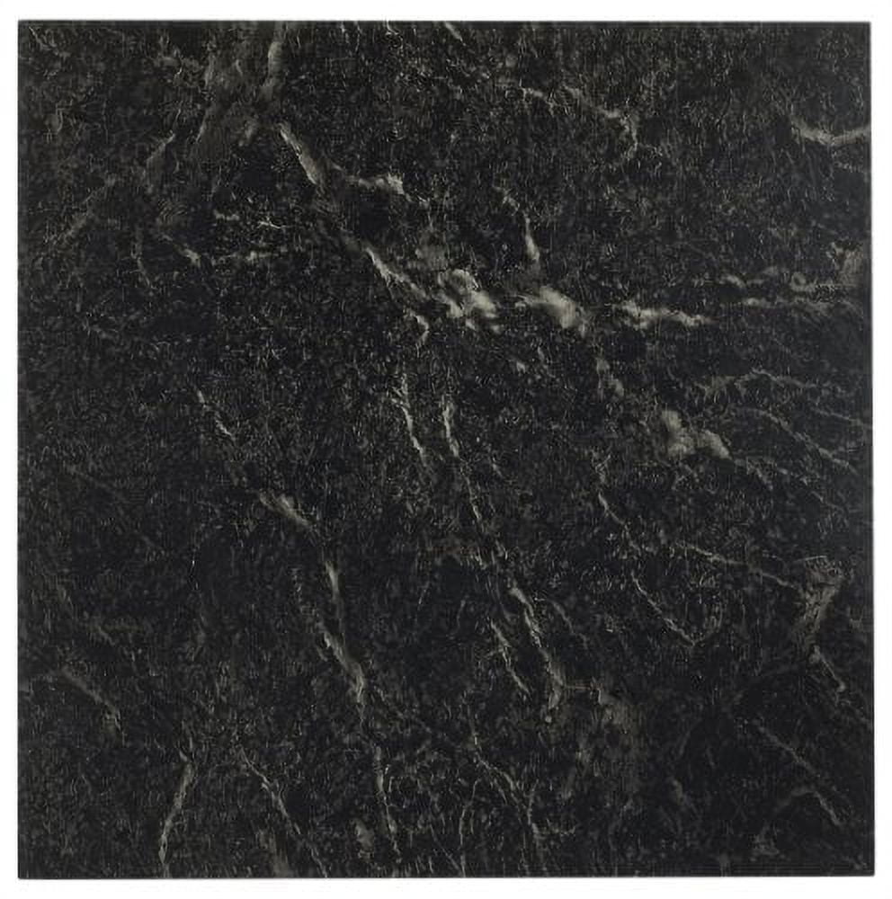 Achim Home Furnishings FTVMA40920 Nexus 12-Inch Vinyl Tile, Marble Black with White Vein, 1 Pack of 20