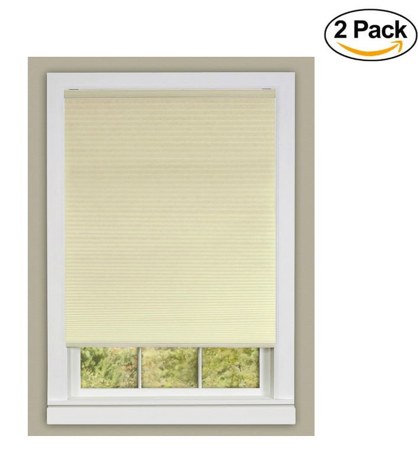 Achim Tenda A Nido D'ape Senza Corde 35x64 Pollici (88,9x162,6 Cm) | Bianca, Filtro Luce, Sicurezza Bambini, Facile Installazione A Soffitto O Parete