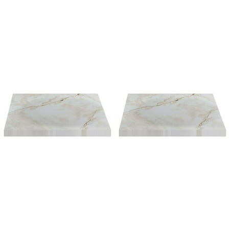 Achim Home Furnishings Nexus Vinyl Floor Tile, White Marble, 40 Pack