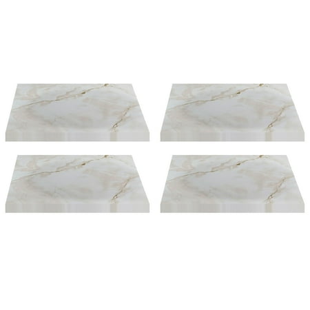 Achim Home Furnishings Nexus Vinyl Floor Tile, White Marble, 80 Pack