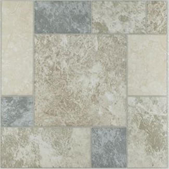 Nexus 12" x 12" Marble Block Self-Adhesive Vinyl Tile