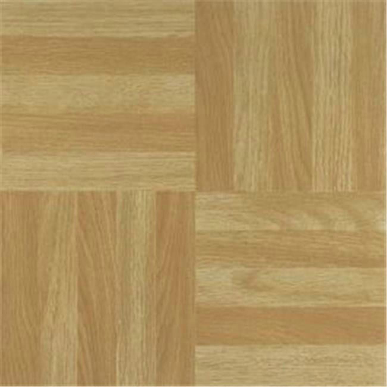 Achim Importing Co, Inc. Nexus Four Finger Square Parquet 12 Inch x 12 Inch Self Adhesive Vinyl Floor Tile #204