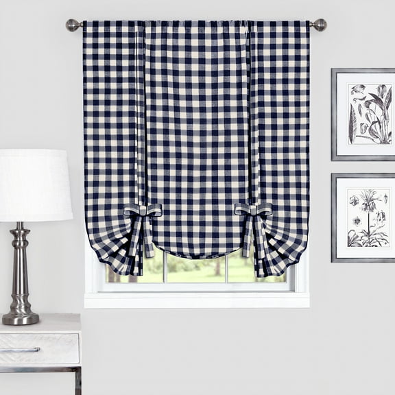 Achim Indoor/Outdoor Light Filtering Rod Pocket Curtain Pair, 1.25" x 9.25"