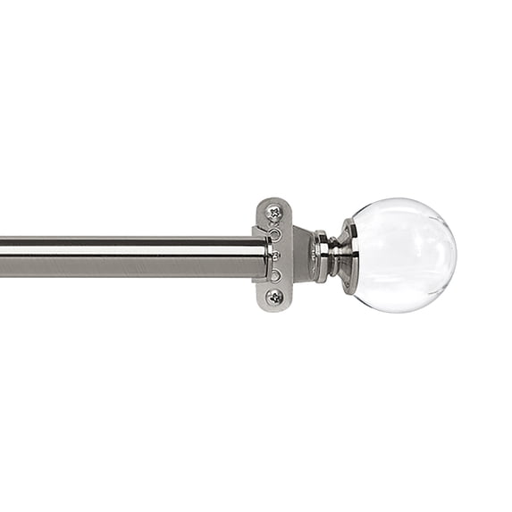 Achim Innovative Decorative Room Darkening Wrap Around Rod & Finial - Jade - 28-48