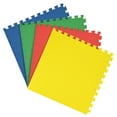 thumbnail image 1 of Achim Interlocking Foam Anti Fatigue Floor Tiles, 4 tiles/16 Sq. ft., 24 x 24, Multicolor, 1 of 5