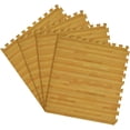 thumbnail image 1 of Achim Interlocking Foam Anti Fatigue Floor Tiles, 4 tiles/16 Sq. ft., 24 x 24, Pine, 1 of 4