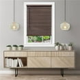 thumbnail image 1 of Achim  Luna Cordless Vinyl Plantation Blinds - Mahogany - 39 x 64 in., 1 of 1