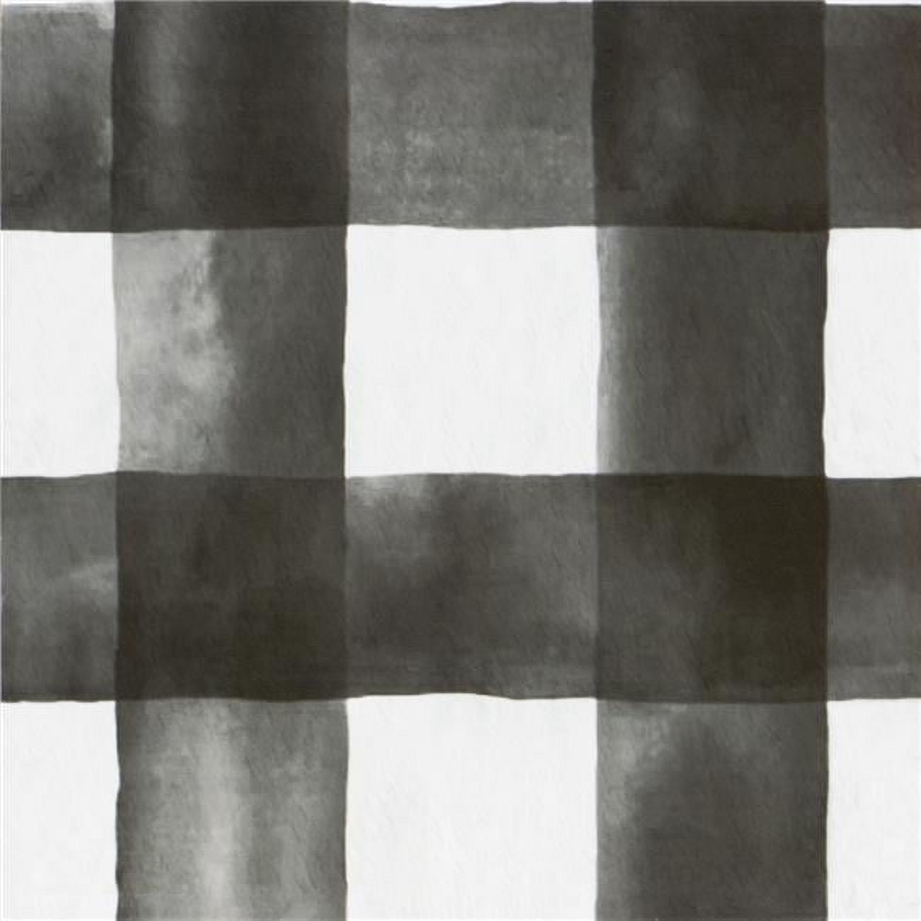 Achim Luxury Flooring Retro Self Adhesive Peel & Stick Vinyl Floor Tiles - Watercolor Check - 12 x 12 in.
