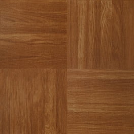 Achim Portfolio Walnut Parquet 12-in x 12-in Peel and Stick Vinyl Tile Flooring (9-sq ft) Achim Portfolio Walnut Parquet 12-in x 12-in Peel and Stick Vinyl Tile Flooring (9-sq ft)