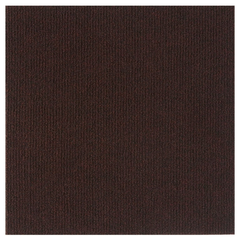 Achim Nexus Self Adhesive Carpet Floor Tile - 12 inches x 12 inches, Burgundy, Pack of 12 Tiles Achim Nexus Self Adhesive Carpet Floor Tile - 12 inches x 12 inches, Burgundy, Pack of 12 Tiles
