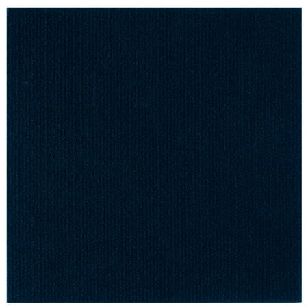 Achim Nexus Self Adhesive Polyester Carpet Tile - 12 Tiles/12 Sq. Ft.,12 X 12, Navy