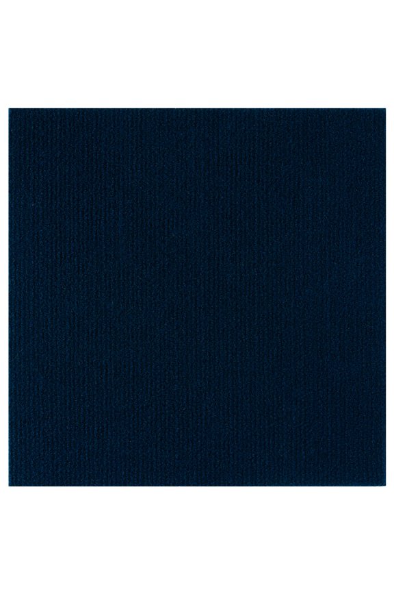Nexus Self Adhesive Polyester Carpet Tile - 12 Tiles/12 Sq. ft.,12 x 12, Navy