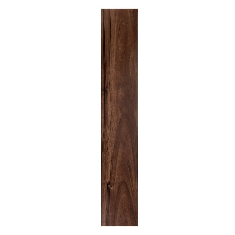 Achim Sterling Self Adhesive Vinyl Floor Planks - 10 Planks/15 Sq. ft., 1.2mm, 6 x 36, Walnut Achim Sterling Self Adhesive Vinyl Floor Planks - 10 Planks/15 Sq. ft., 1.2mm, 6 x 36, Walnut