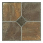 Achim Nexus Self Adhesive Vinyl Floor Tile - 20 Tiles/20 Sq. ft., 12 x 12, Rustic Slate