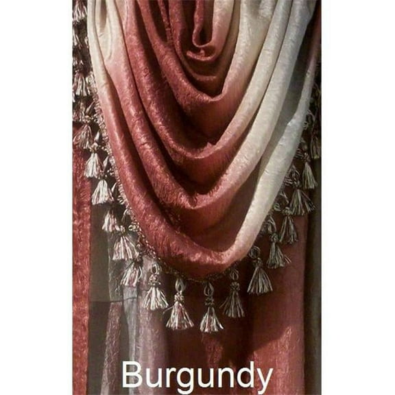 Achim Ombre Tie Up Shade 50 in. x 63 in.