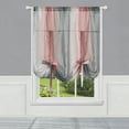 thumbnail image 1 of Achim Ombre Window Curtain Tie Up Shade, 50x63, Blush, 1 of 5