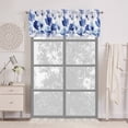 thumbnail image 1 of Achim Poppy Field Floral Rod Pocket Room Darkening Curtain Valance, Blue, 50" x 17", 1 of 4