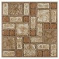 thumbnail image 1 of Achim Portfolio 12"x12" 2.0mm Peel & Stick Vinyl Floor Tiles 9 Tiles/9 Sq. Ft. Cobble Mosaic, 1 of 4