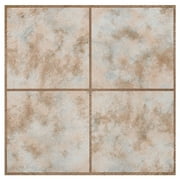 Achim Portfolio 12"x12" 2.0mm Peel & Stick Vinyl Floor Tiles 9 Tiles/9 Sq. Ft. Rustic Clay Square