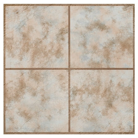 Achim Portfolio 12"x12" 2.0mm Peel & Stick Vinyl Floor Tiles 9 Tiles/9 Sq. Ft. Rustic Clay Square