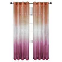Achim Rainbow Ombre Single Grommet Window Curtain Panel