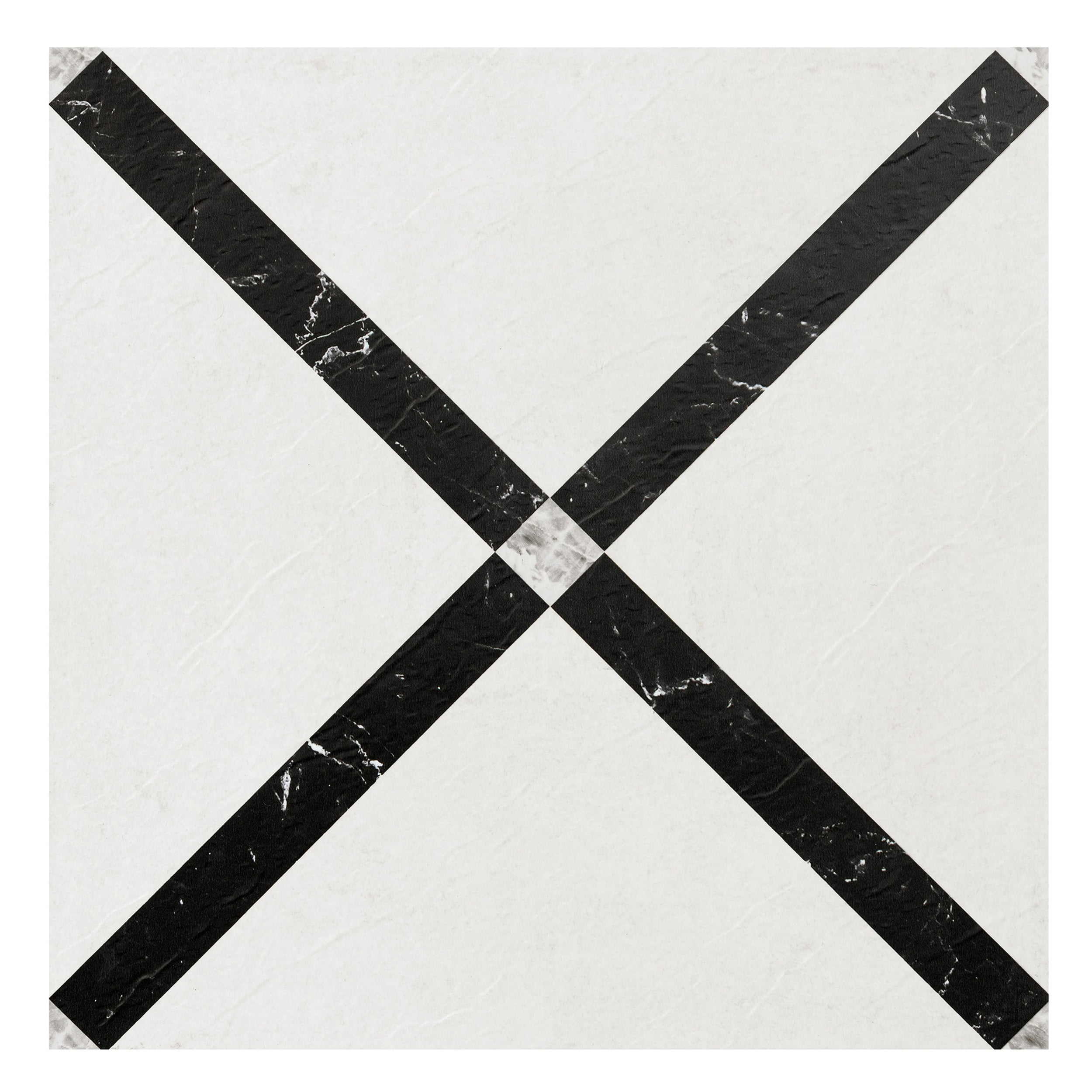 Achim Retro 12" x 12" 1.5mm Peel & Stick Vinyl Floor Tiles, 20 Tiles/20 sq. ft., Marble Criss