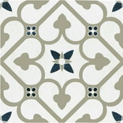 Achim Retro 12x12 Peel & Stick Vinyl Floor Tile - Clover - 20 Tiles/20 sq. ft.