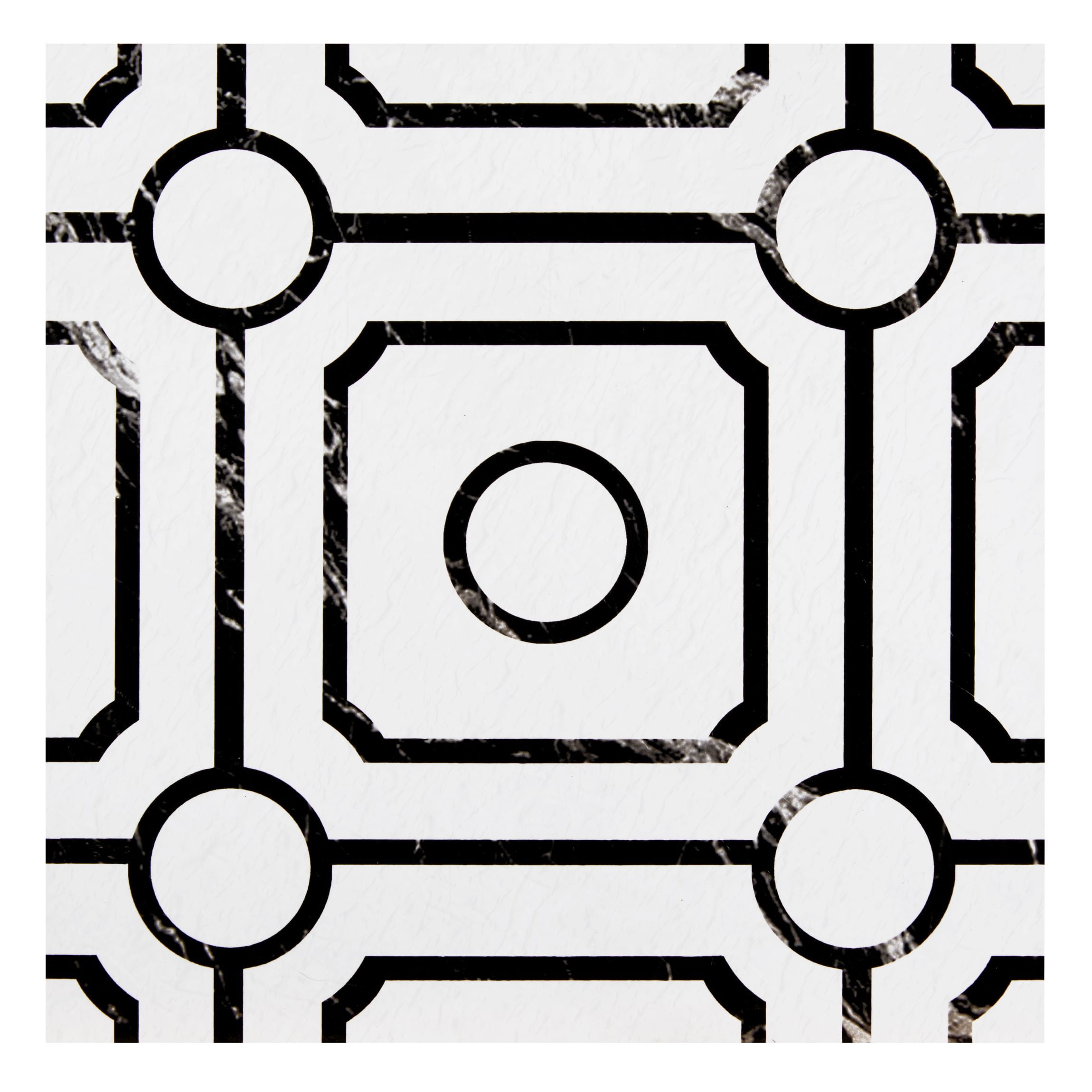 Carrera Pattern 12" x 12" Self-Adhesive Vinyl Floor Tiles
