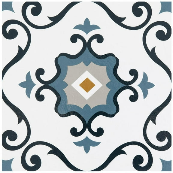 Achim Retro Self Adhesive Vinyl Floor Tile - 10 Tiles/10 sq. ft., 12 x 12, Slate Flooring Materials