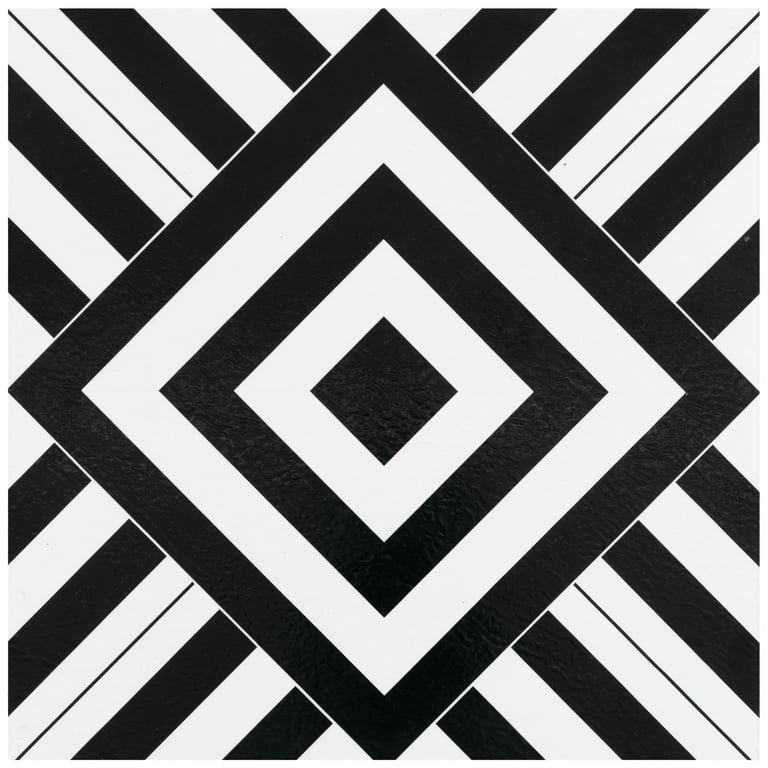 Achim Retro Geometric 12-in x 12-in Peel and Stick Vinyl Tile Flooring (20-sq ft) Achim Retro Geometric 12-in x 12-in Peel and Stick Vinyl Tile Flooring (20-sq ft)