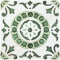 thumbnail image 1 of Achim Retro Self Adhesive Vinyl Floor Tile - 20 Tiles/20 Sq. ft., 12 x 12, Green Medallion, 1 of 5