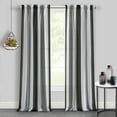 thumbnail image 1 of Achim Spectrum Rod Pocket Window Curtain Panel - 50x84 - Black/Silver, 1 of 6