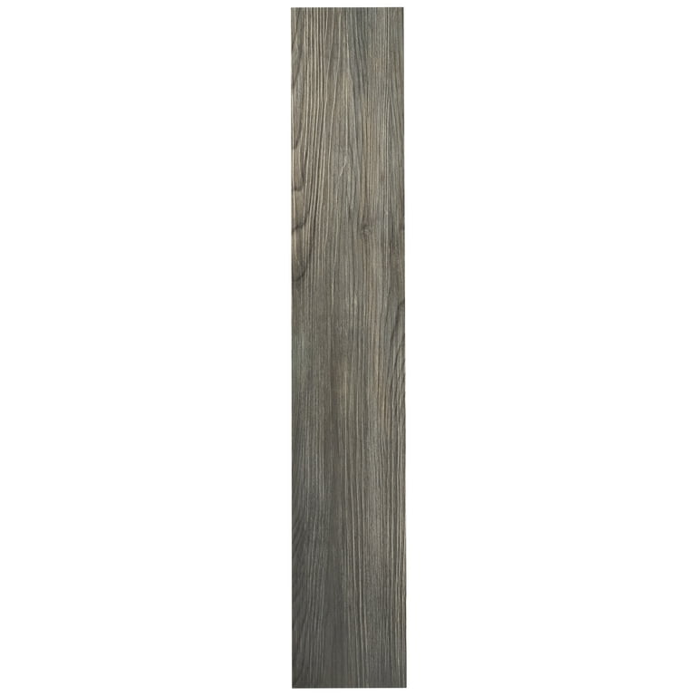 Achim Sterling Silver Spruce 6-in Wide x 2-mm Thick Water Resistant Peel and Stick Vinyl Plank Flooring (15-sq ft) Achim Sterling Silver Spruce 6-in Wide x 2-mm Thick Water Resistant Peel and Stick Vinyl Plank Flooring (15-sq ft)