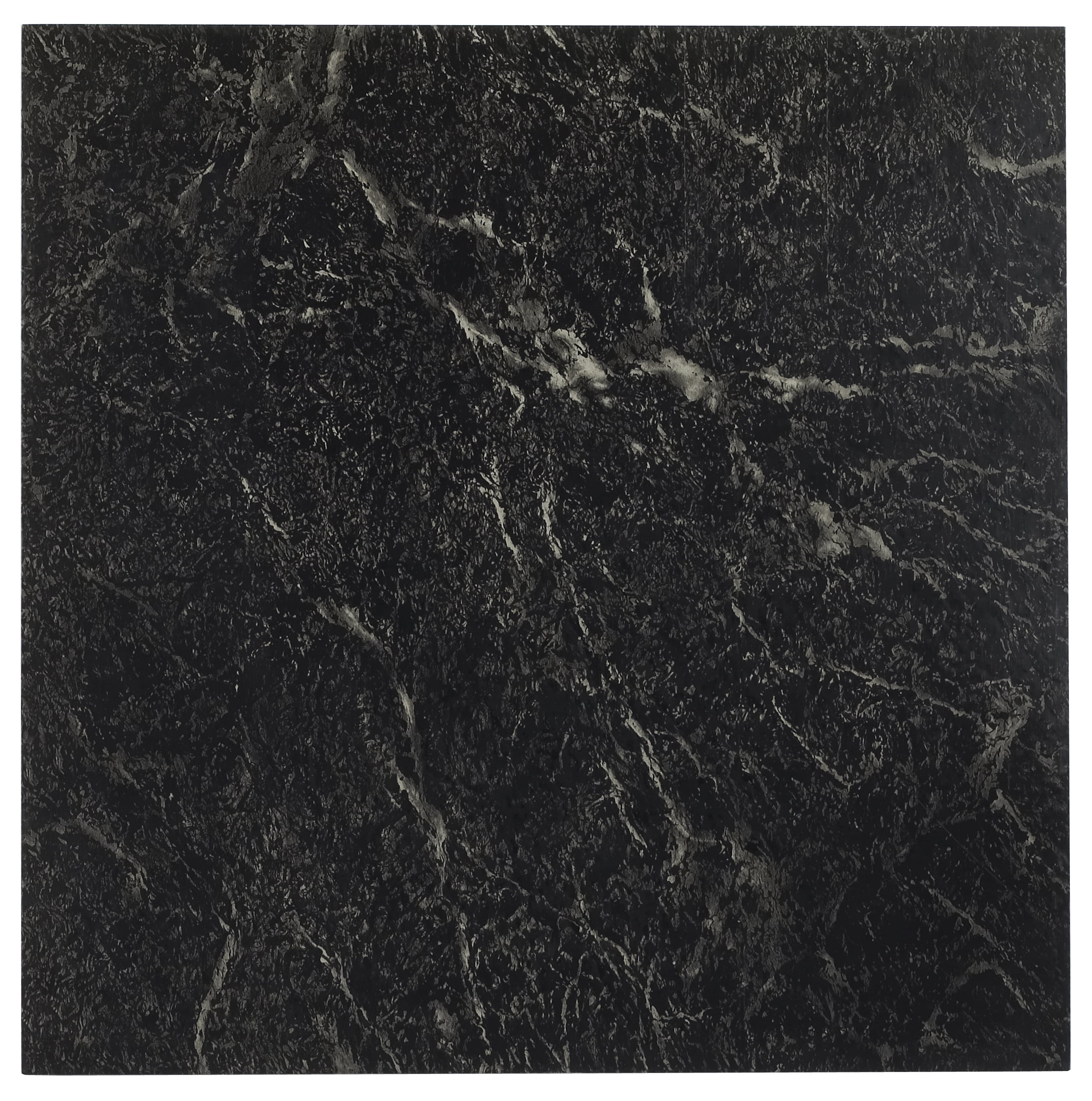 Sterling Black and White Vein 12" x 12" Vinyl Floor Tiles
