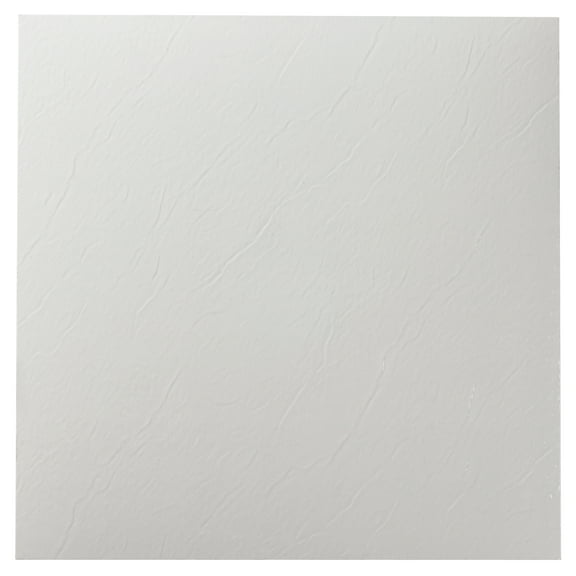 Achim Sterling Self Adhesive Vinyl Floor Tile - 20 Tiles/20 Sq. ft., 12 x 12, White