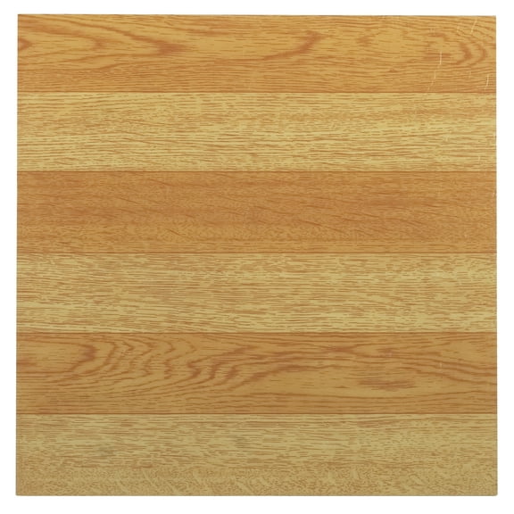 Achim Sterling Self Adhesive Vinyl Floor Tile - 45 Tiles/45 Sq. Ft, 12 x 12, Light Oak