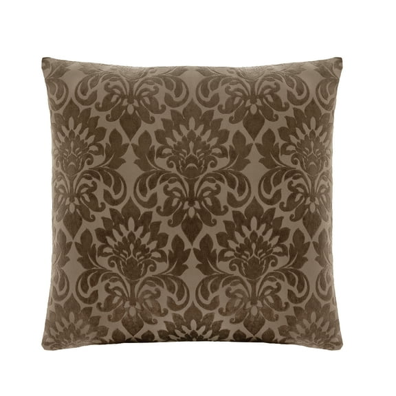 Achim Sutton Decorative 18" Square Throw Pillow - Brown Accent Pillow