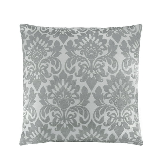 Achim Sutton Decorative 18" Square Throw Pillow - Silver Accent Pillow