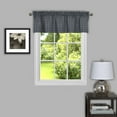 thumbnail image 1 of Achim Sydney Rod Pocket Light Filtering Curtain Valance, Grey, 58" x 14", 1 of 4