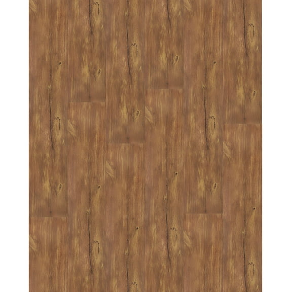 Achim Tivoli II Self Adhesive Vinyl Floor Planks - 10 Planks/15 Sq. ft., 6" x 36", Saddle