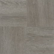 Achim Tivoli Self Adhesive Vinyl Floor Tile - 45 Tiles/45 Sq. ft., 12 x 12, Charcoal Grey Wood