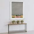 thumbnail image 1 of Achim Veranda Indoor/Outdoor Cordless Charcoal/Silver Vinyl Light Filtering Window Roll-Up Blind, 72" L x 30" W, 1 of 6