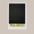thumbnail image 1 of 1-2-3 Vinyl Room Darkening Window Pleated Shade - Black - 48x75 6 Pack, 1 of 3