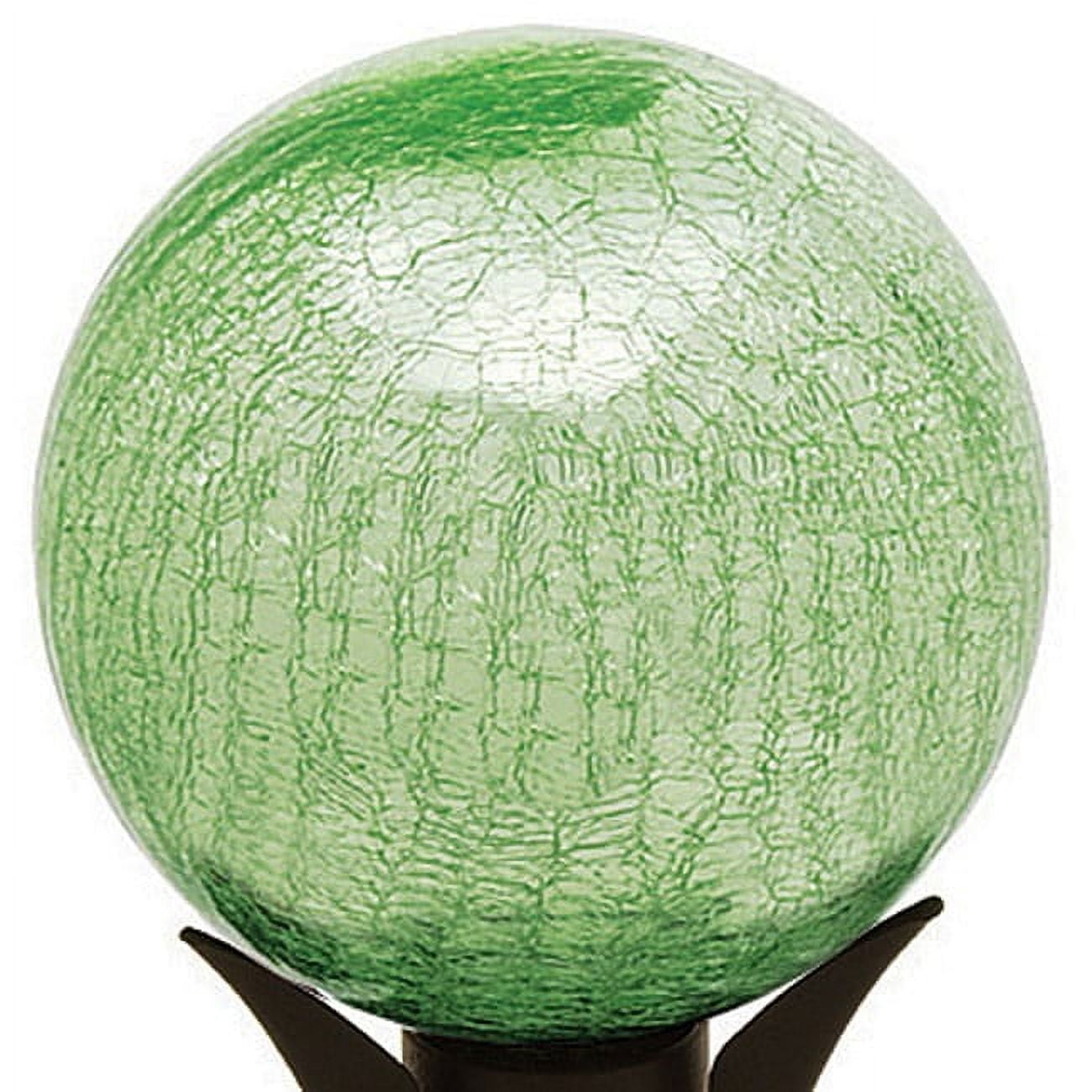 Light Green 10-inch Crackle Glass Gazing Globe