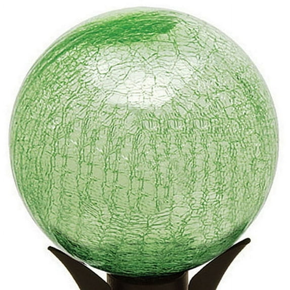 Achla 10-inch Light Green Crackle Gazing Globe